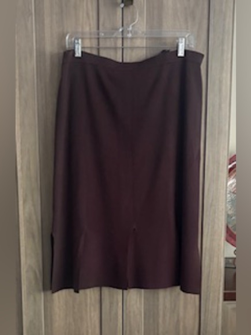 NWT! Yarns & Stitches Brown Flap Stitch Hem Skirt | XL